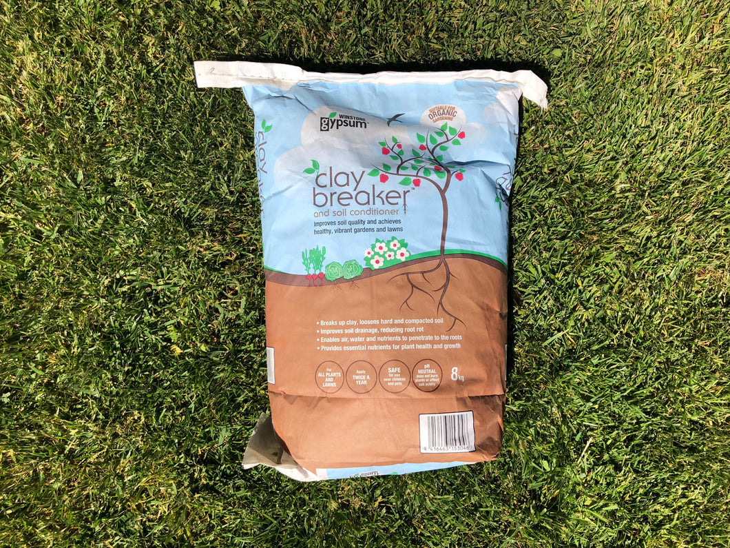 Gypsum Clay Breaker 8kg Fertilisers & Seed Florida Ltd 